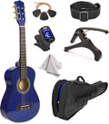 30 in Wood Classical Guitar with Case and Accessories for Kids