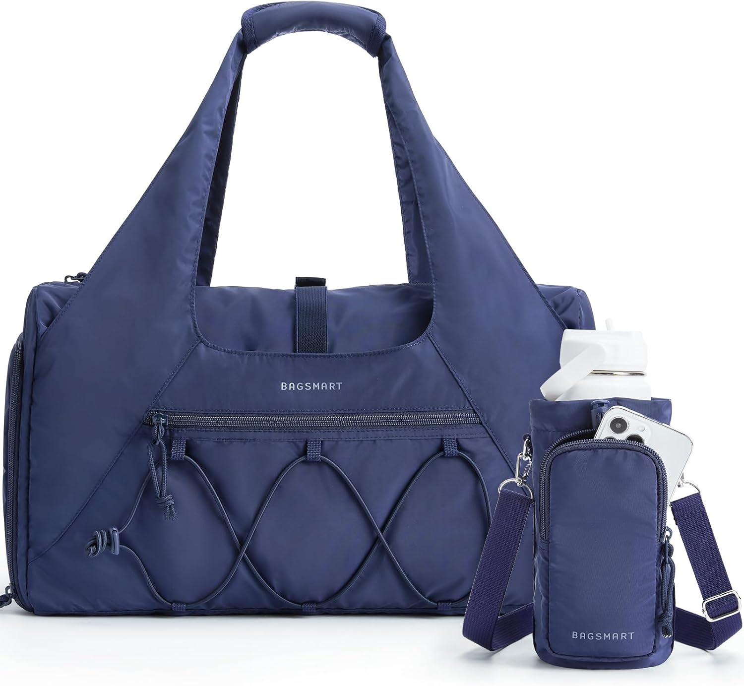 Lightweight Gym Bag for Women with Shoe Compartment and Wet Pocket