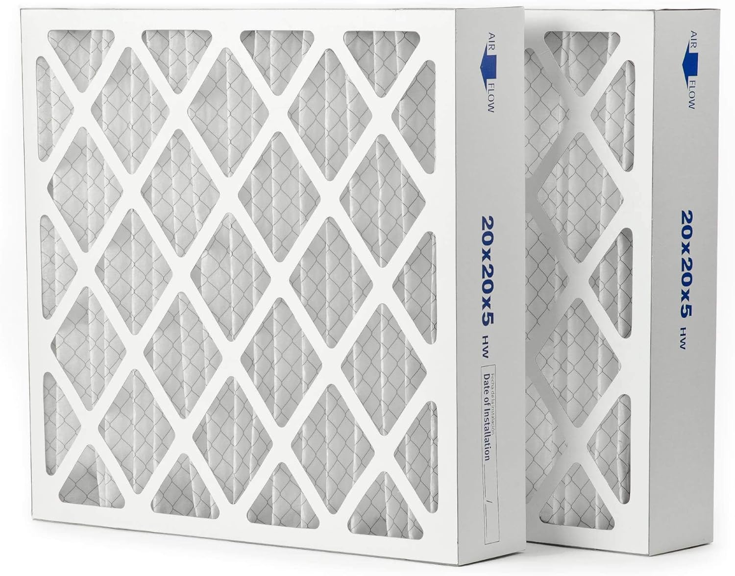 Honeywell 20x20x5 MERV 8 Filter 2-Pack - Breathe Clean!