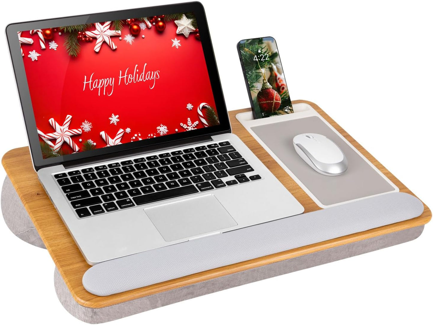 LAPGEAR Home Office Pro Lap Desk with Wrist Rest and Mouse Pad