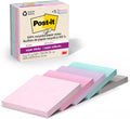 Post-it 100% Recycled Super Sticky Notes 3x3 in - Strong, Pastel Pads