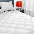 Sunflower Twin Mattress Pad Cotton Top - Quiet, Extra Deep Fit