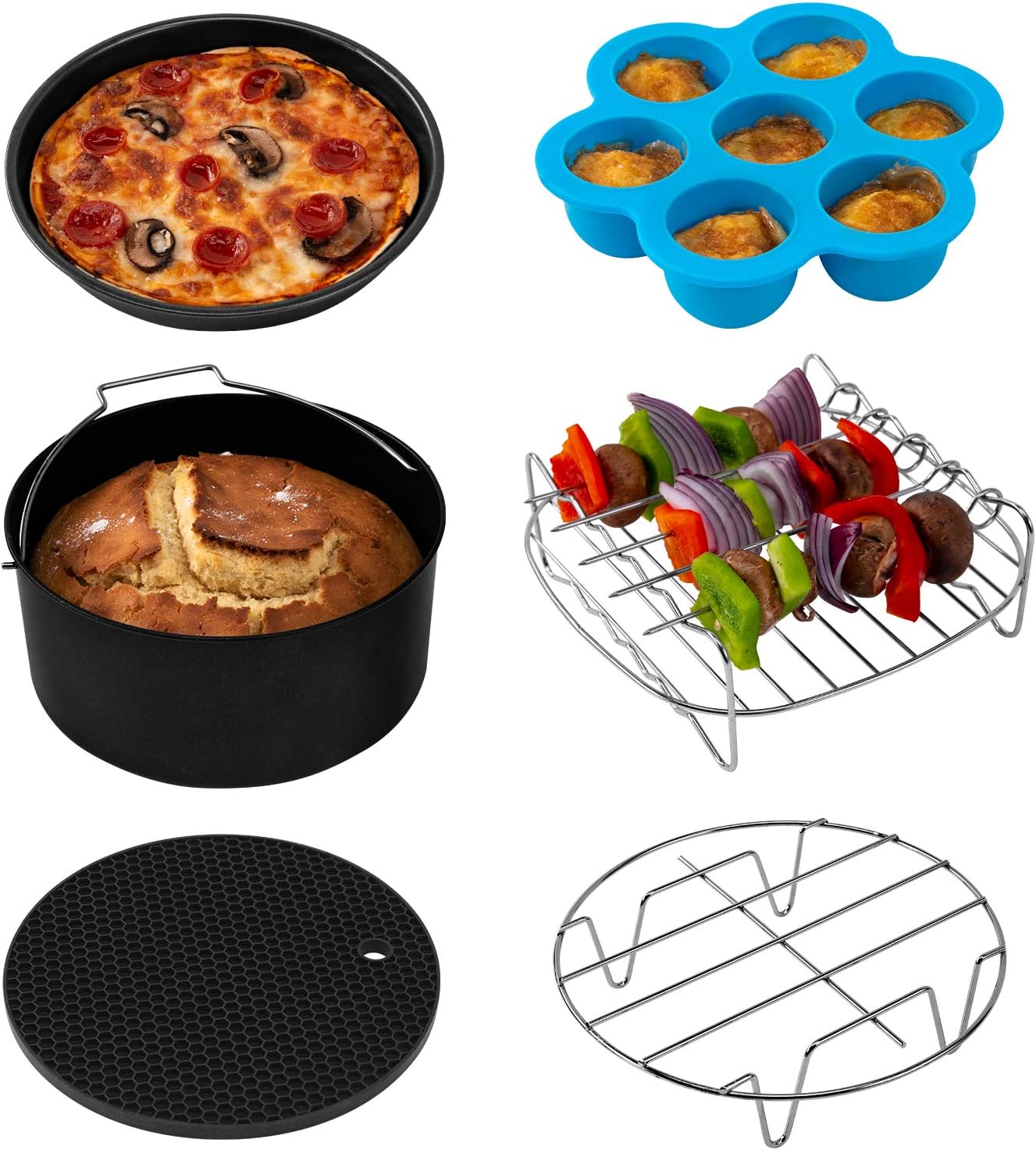 COSORI Air Fryer Accessories Set: Perfect 5.8QT Upgrade!