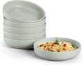 HaWare Pasta Bowls Set of 6 - 33oz Large Asparagus Green Salad Bowls