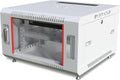 Sysracks 6U Wall Mount Server Rack Cabinet 24in Depth - Secure Small