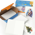 Funto Blank Watercolor Cards and Envelopes, 50 Pack - Heavyweight