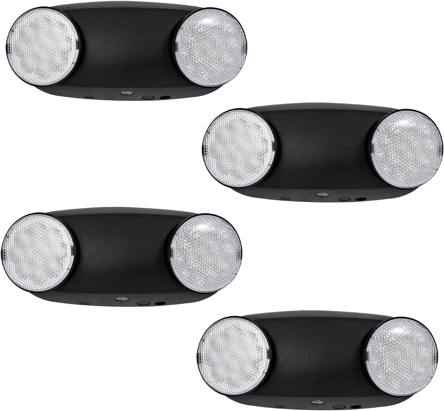 TANLUX LED Emergency Lights with Battery Backup - 4 Pack