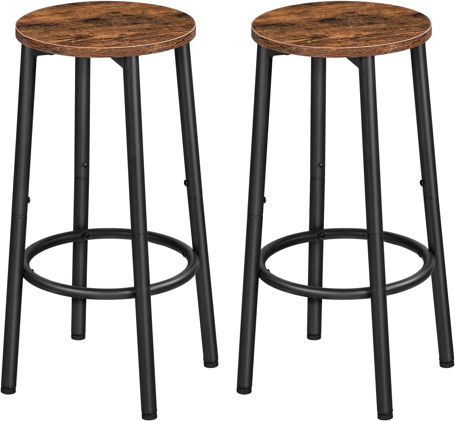 Stylish and Sturdy Bar Stools Set of 2 for Kitchen and Dining