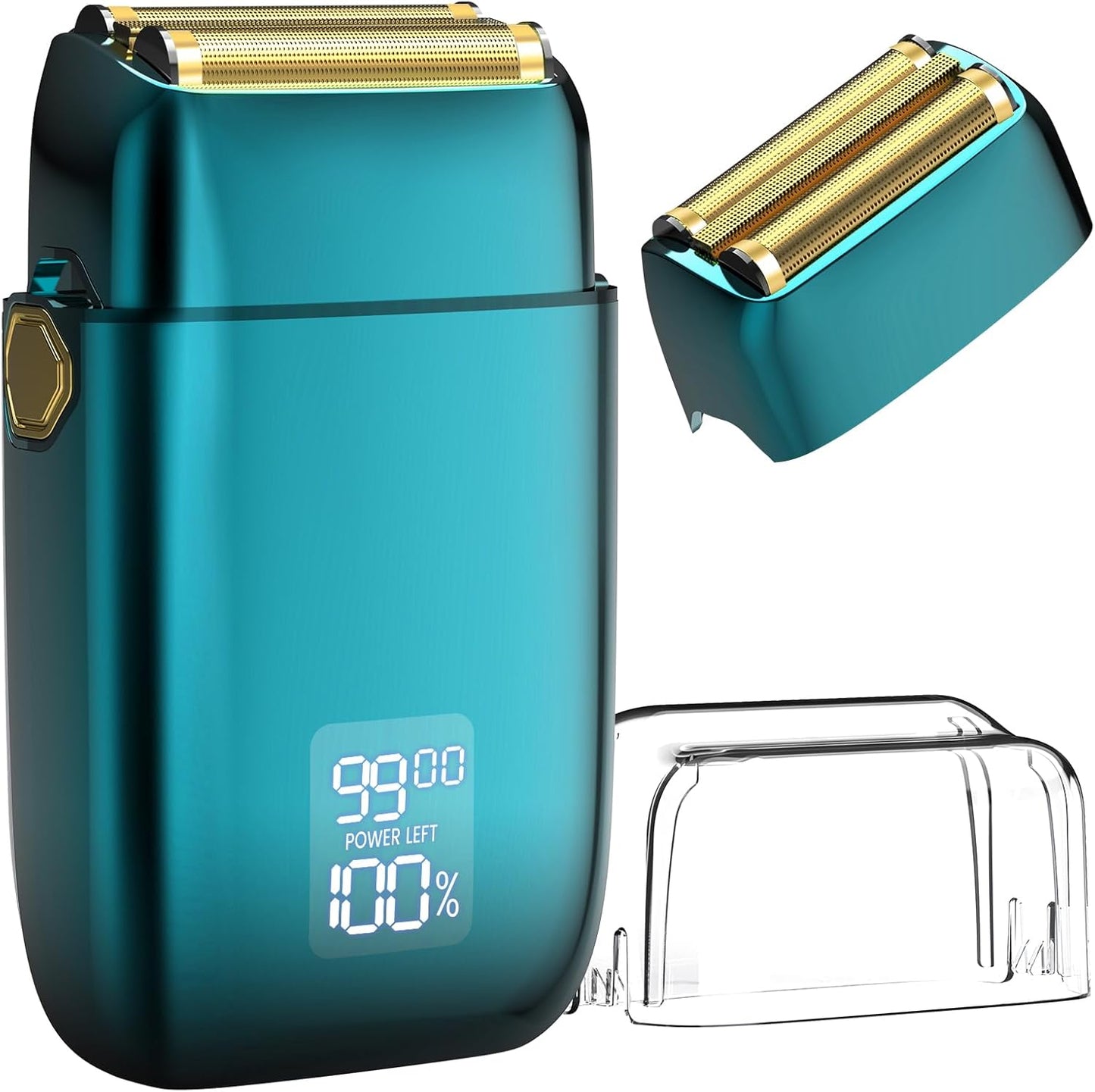 Electric Razor for Men with 3 Adjustable Speeds and LED Display
