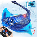Remote Control Stingray Pool Toy - Realistic Diving Manta Ray