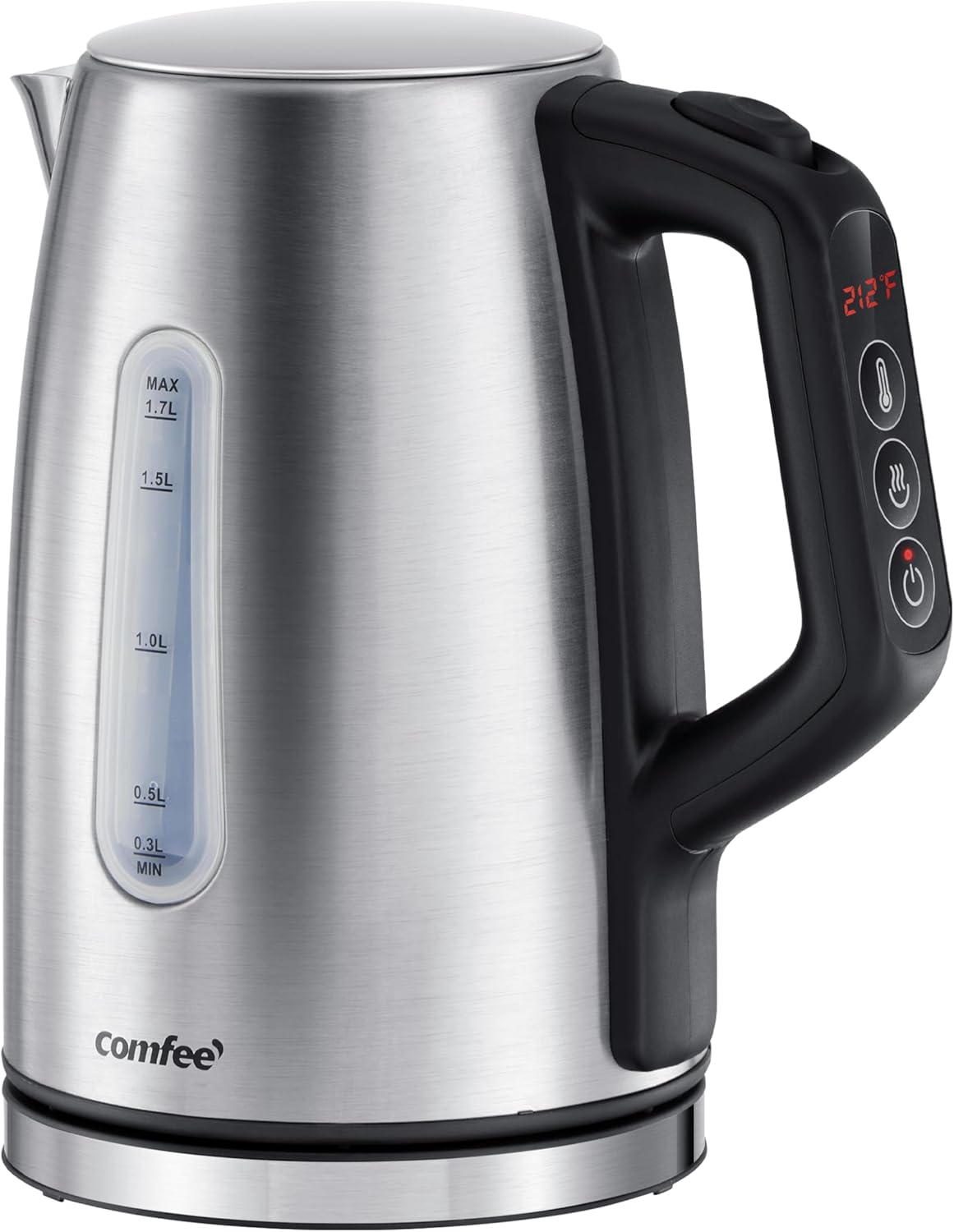 COMFEE' Stainless Steel Electric Kettle with Temperature Control