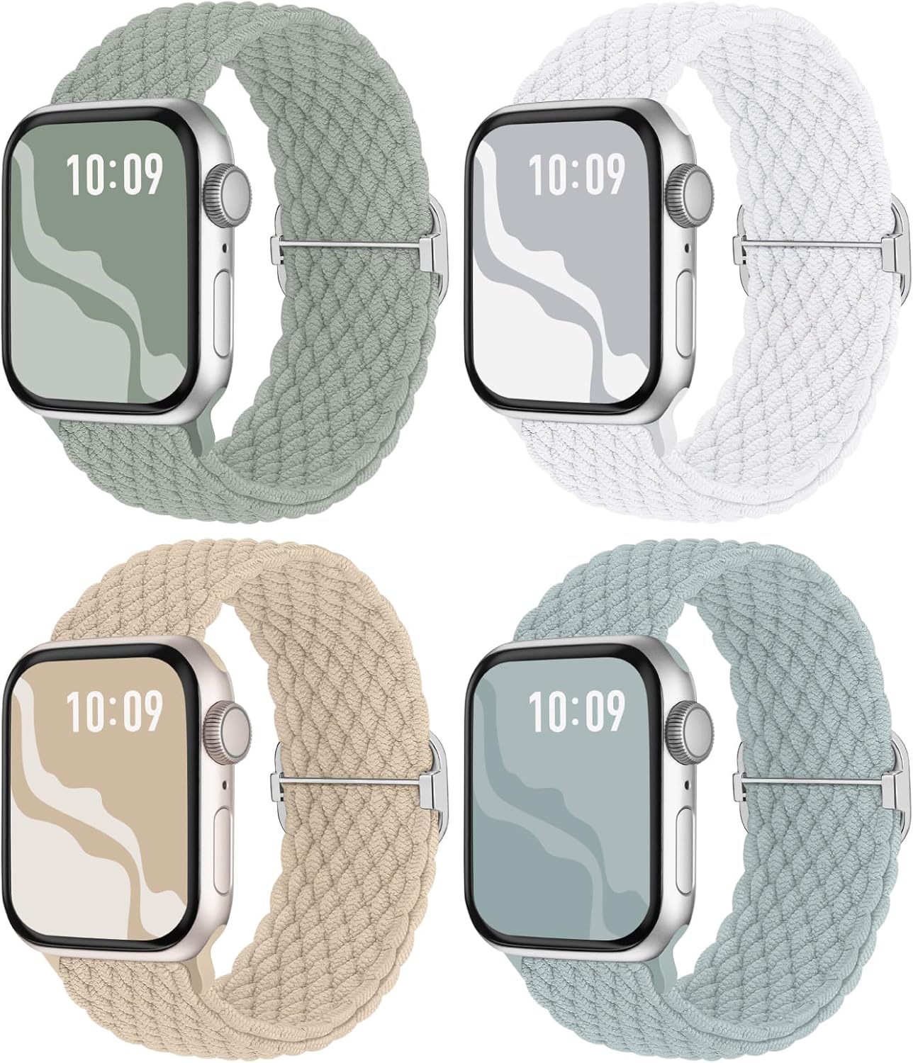Stretchy Braided Nylon Apple Watch Band - Comfort & Style!