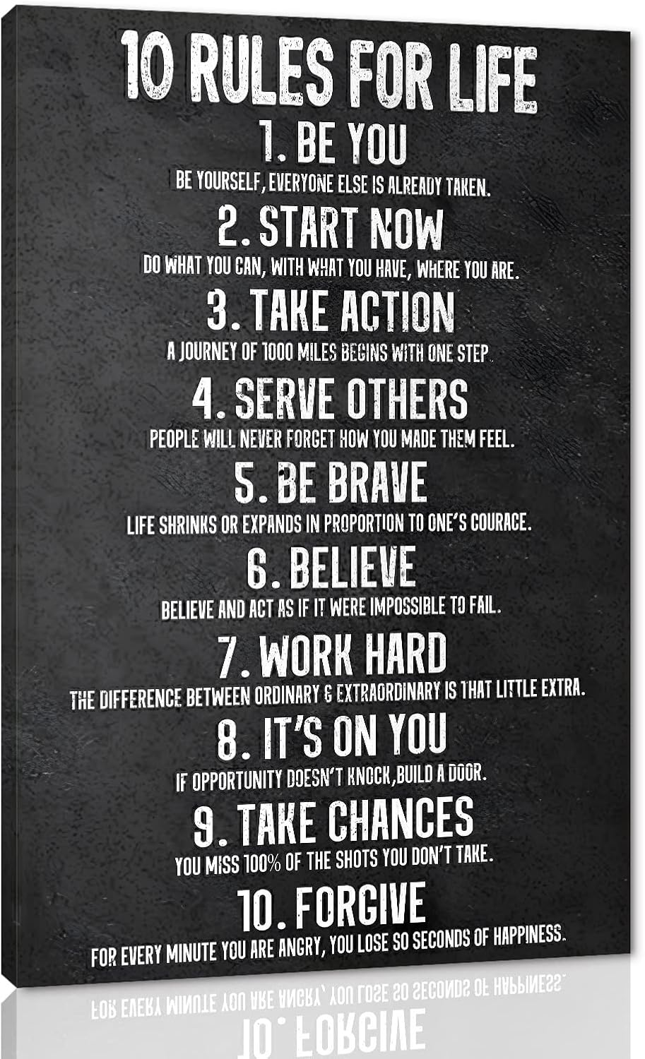 Life-Changing Motivational Canvas Art by Yatsen Bridge