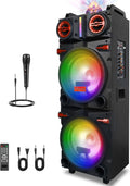 Portable Party Wireless Bluetooth Speaker with Dual 10ft Subwoofers