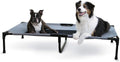 Outdoor Elevated Dog Cot for XL Dogs - Breathable Cooling Raised Bed