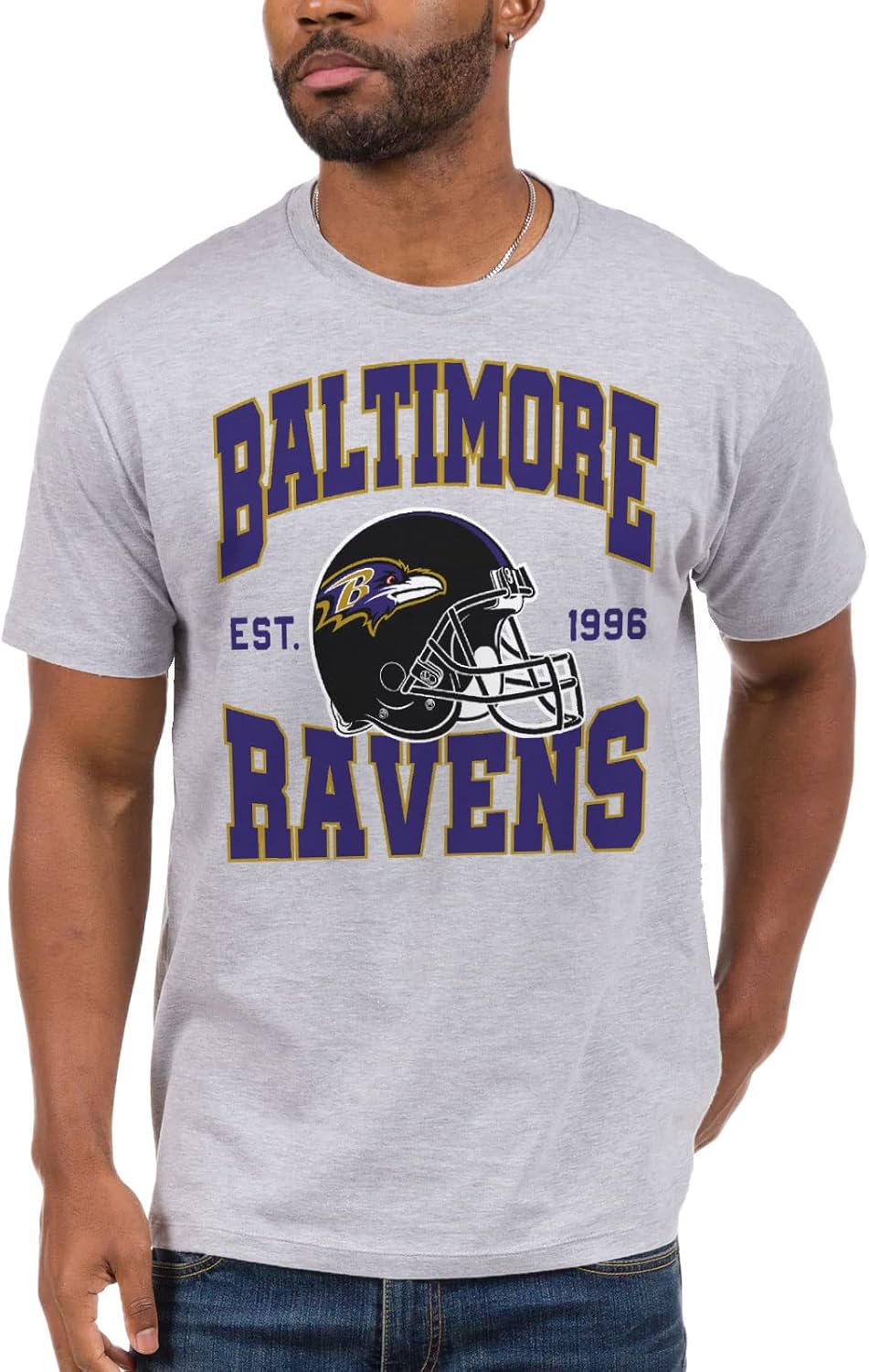 Baltimore Ravens Short Sleeve Football Fan Shirt for All