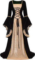 Kranchungel Renaissance Dresses for Women - Elegant Medieval Ball Gown