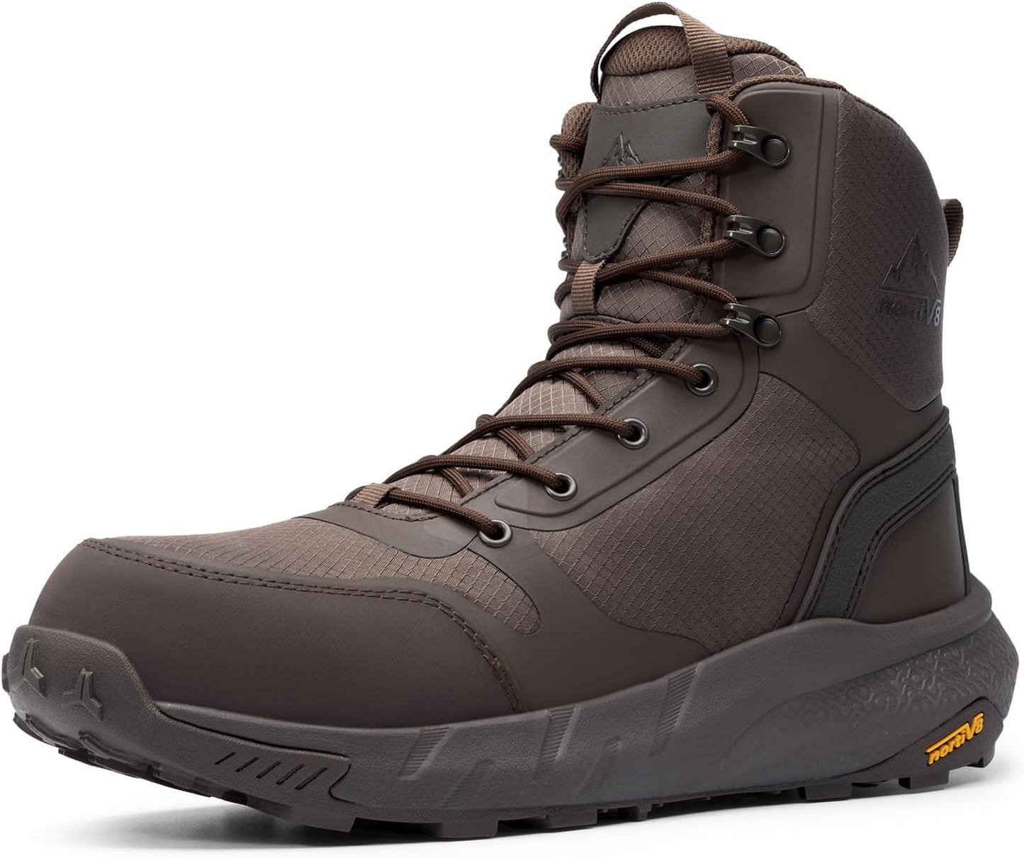 NORTIV 8 Men's Composite Toe Work Boots for Safety & Comfort