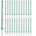 25 Pack 48 in Green Step-in Electric Fence Posts - Temporary Yard