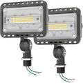 20W LED Flood Lights Outdoor 2 Pack - Bright IP65 Security Lighting