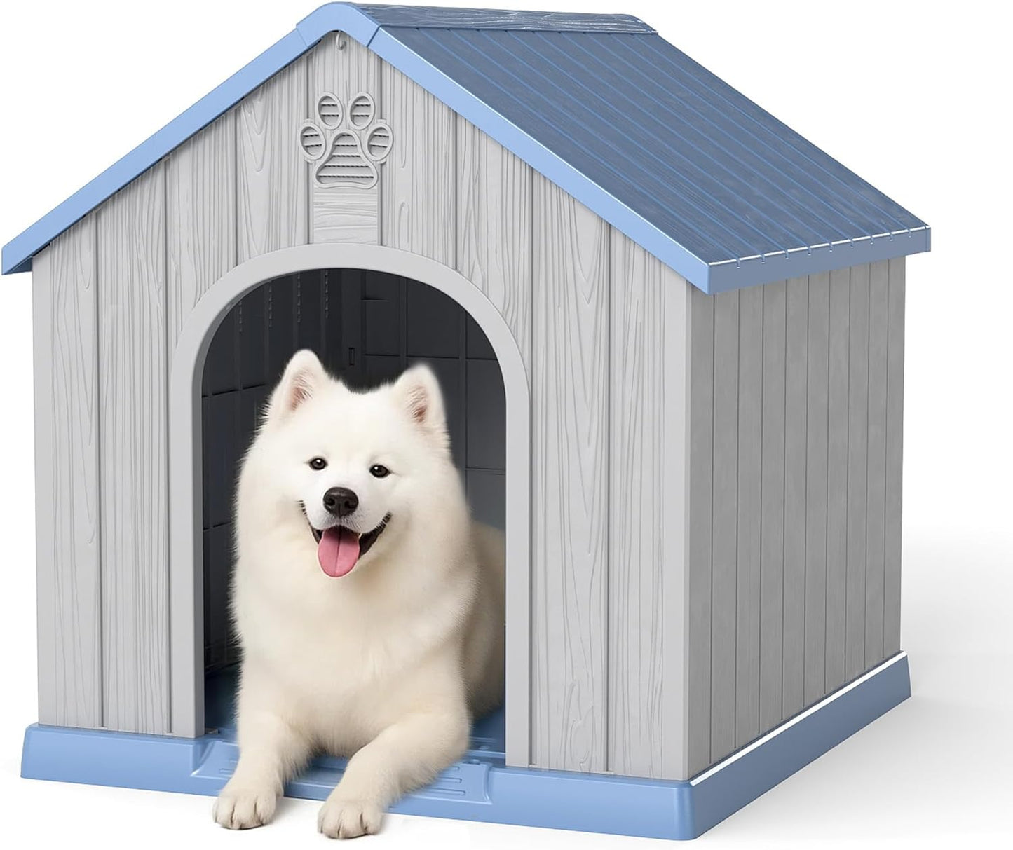 Durable 38in Large Outdoor Dog House for Small to Large Dogs