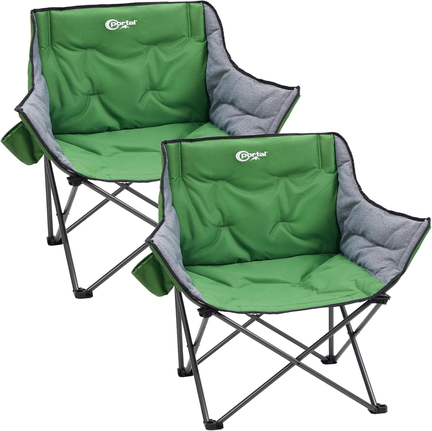 PORTAL 32In Extra Wide Camping Chair for Adults - Heavy-Duty Comfort