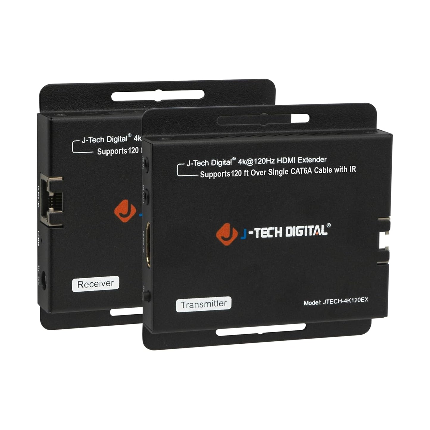 J-Tech Digital 4K HDMI Extender Over Single Cat6A/7 Cable