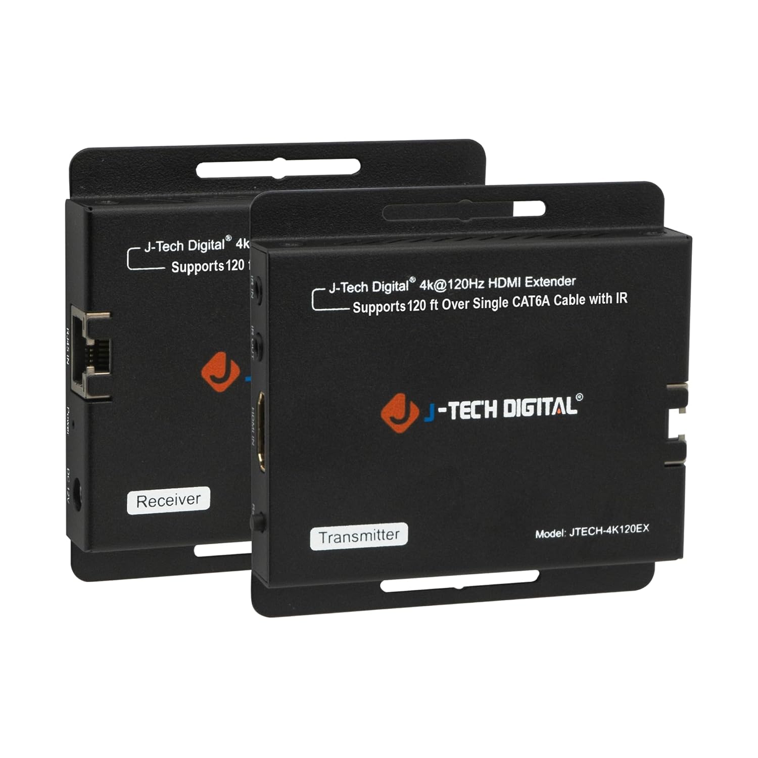 J-Tech Digital 4K HDMI Extender Over Single Cat6A/7 Cable