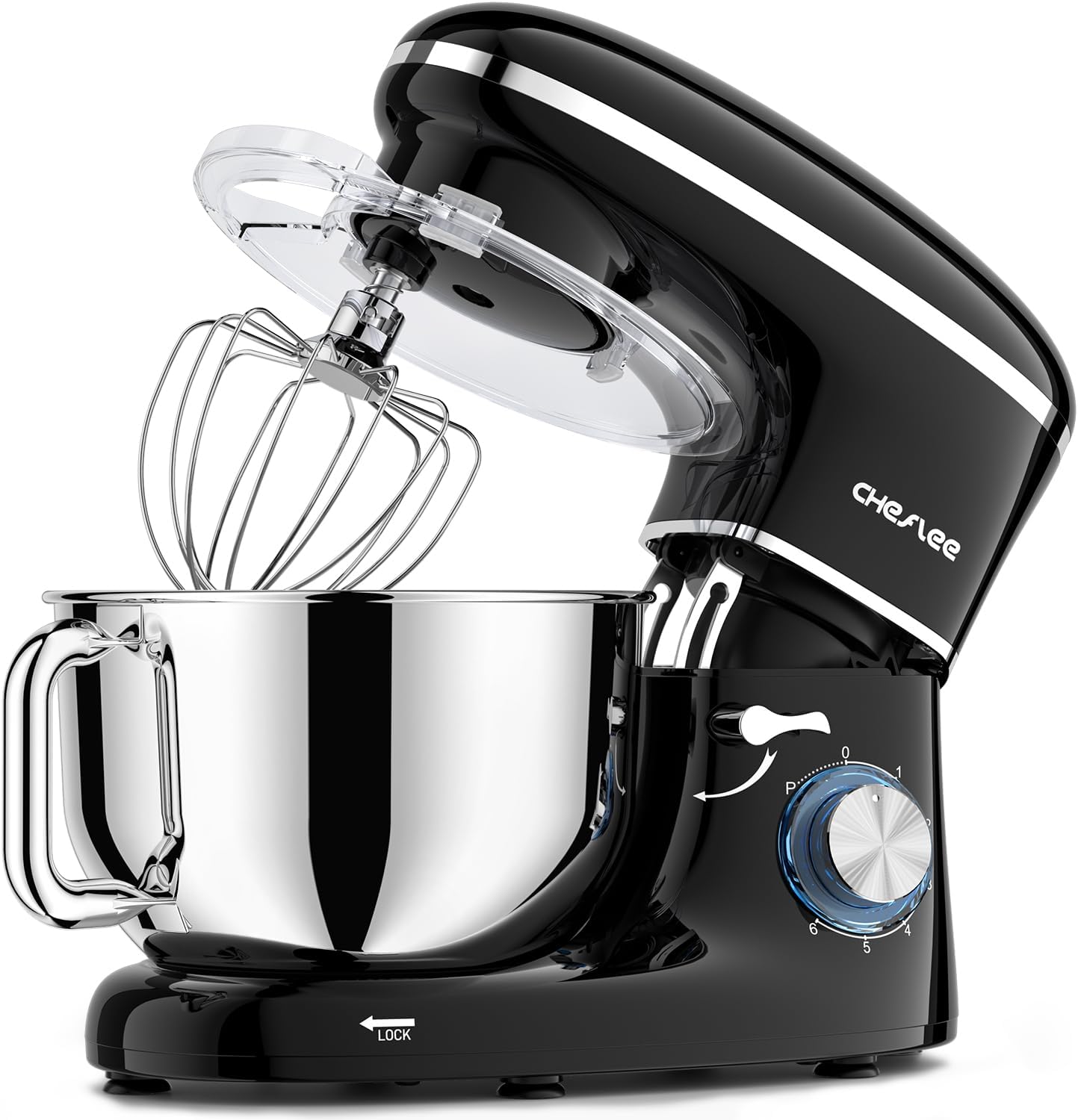 CHeflee 6+P Stand Mixer - 600W Power for Perfect Mixing