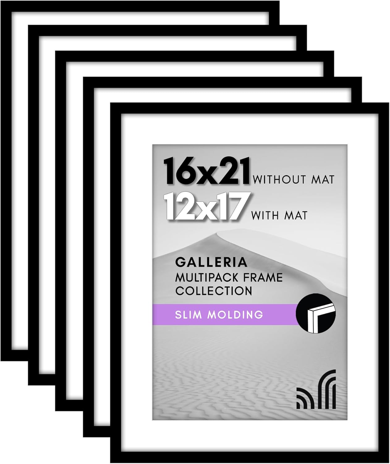 Americanflat 16x21 Picture Frame Set of 5 for Wall Display
