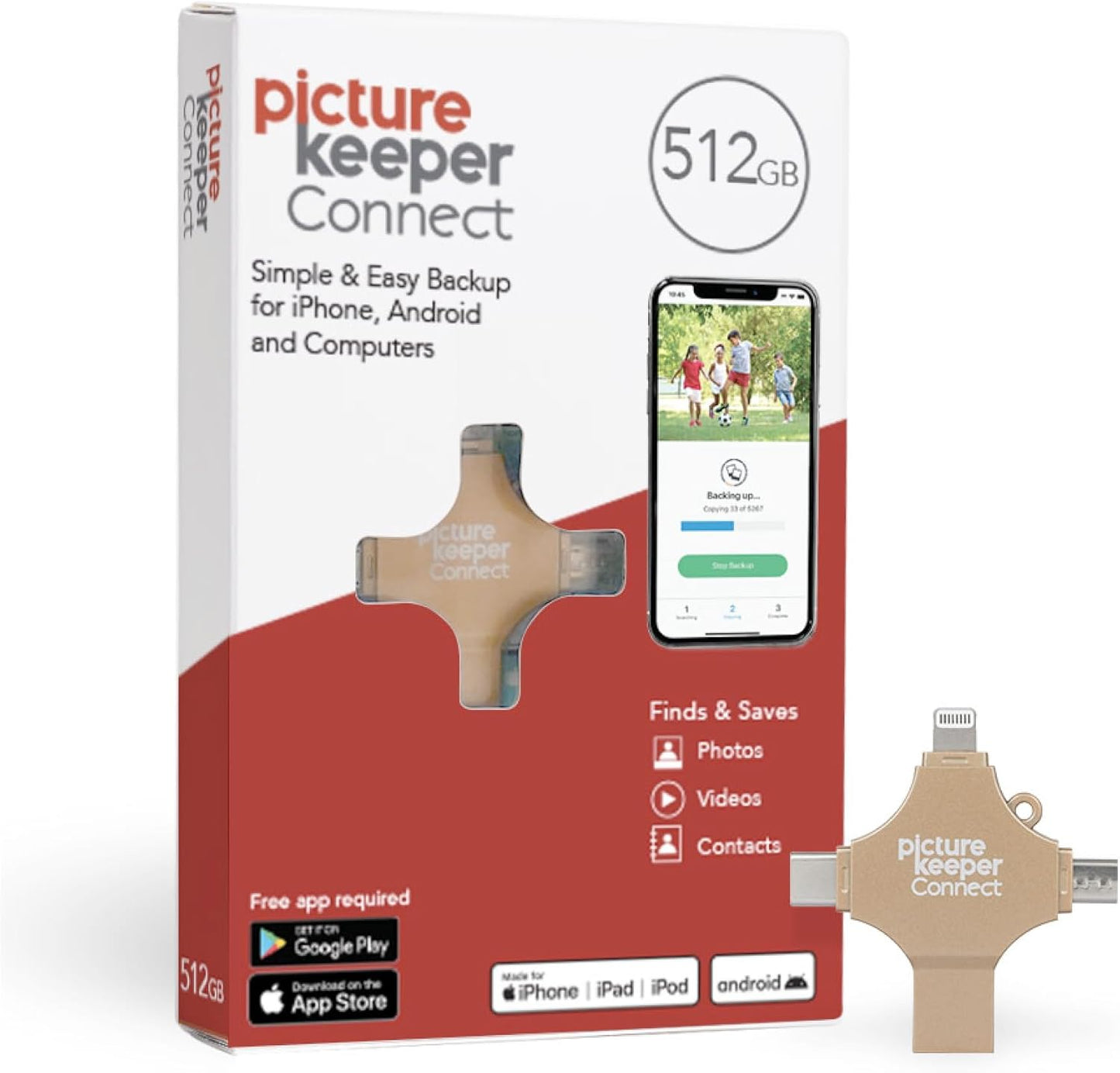 Picture Keeper Connect USB Flash Drive for Photos & Videos