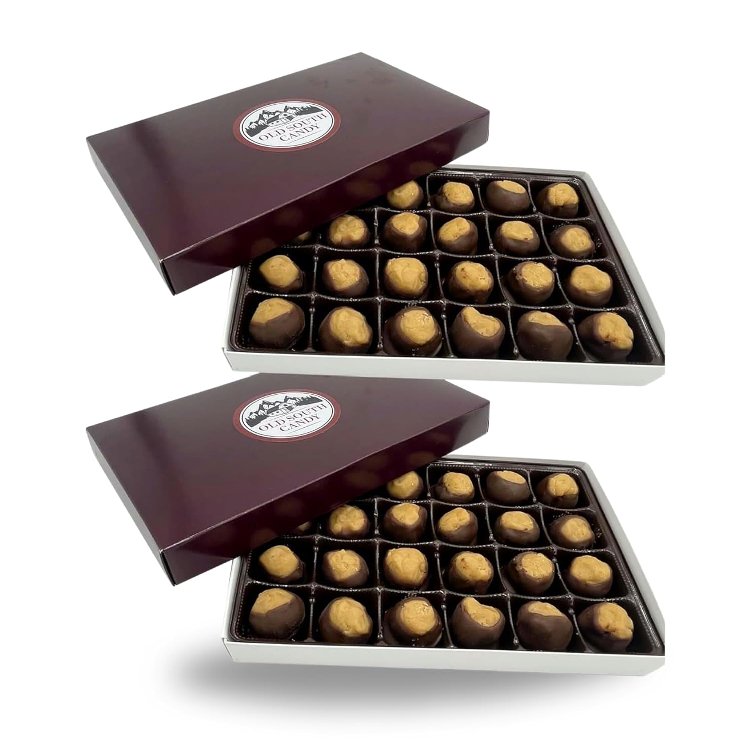 Old South Candy Peanut Butter Chocolate Buckeyes Gift Box