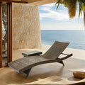 79 in Long Reclining Chaise Lounge Set of 2 - Adjustable Outdoor