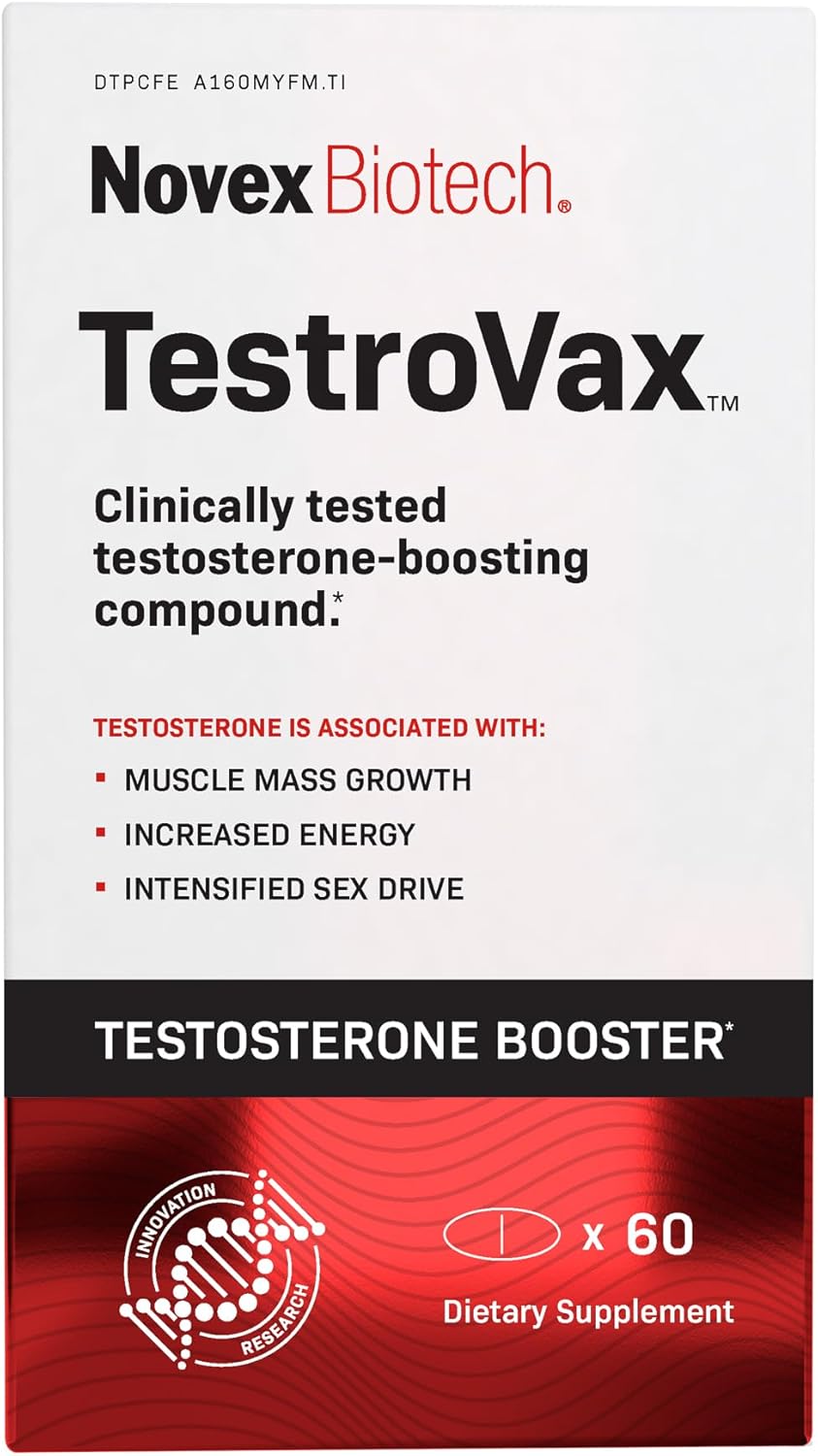 Testrovax Testosterone Boosting Compound for Energy and Drive