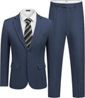 COOFANDY Mens 2 Piece Slim Fit Suit - Classic Formal Set