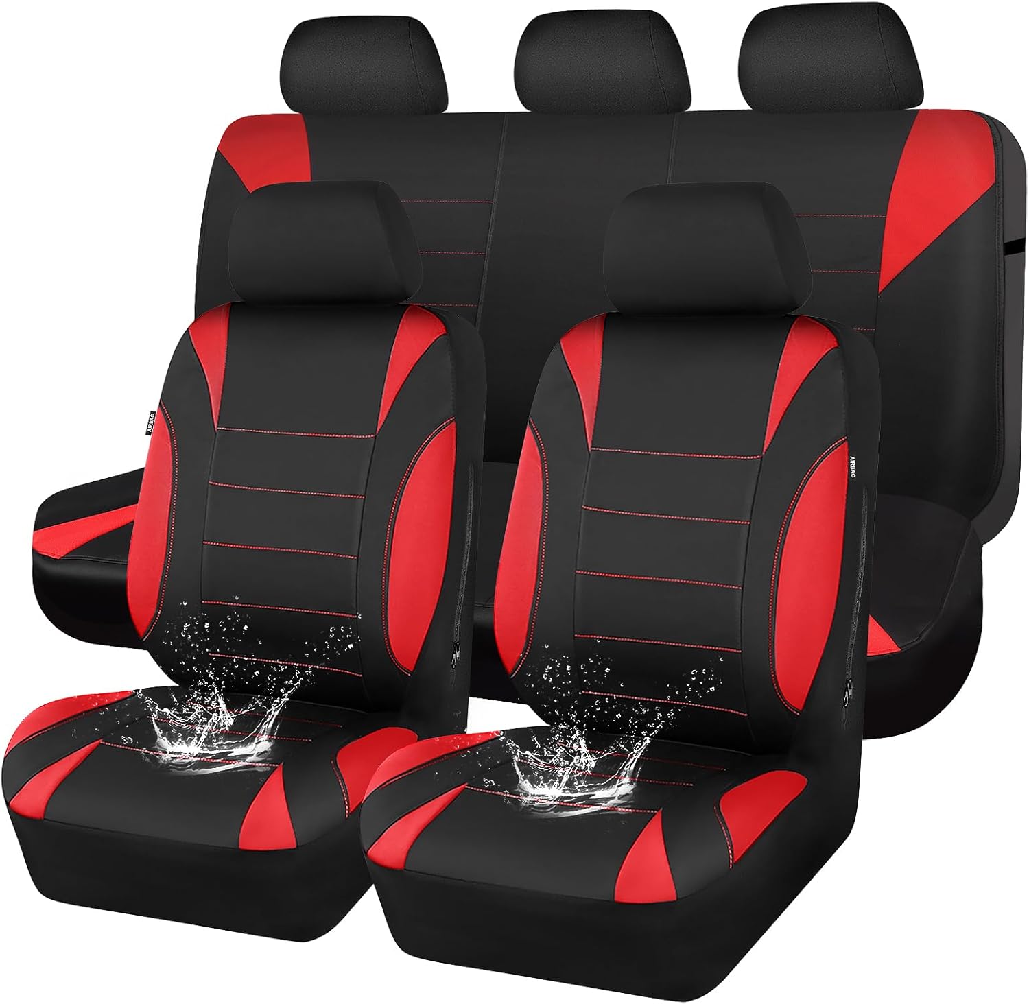 CAR PASS Neoprene Wetsuit Seat Covers for Universal Fit Vehicles