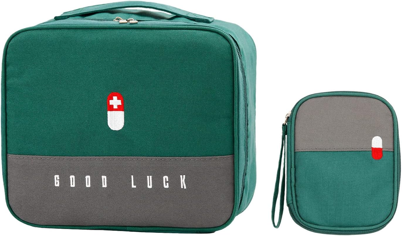 Compact First Aid Kit Organizer for Travel & Outdoors