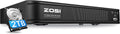 ZOSI 5MP Lite 8 Channel CCTV DVR Recorder - Hybrid 4-in-1 Security DVR