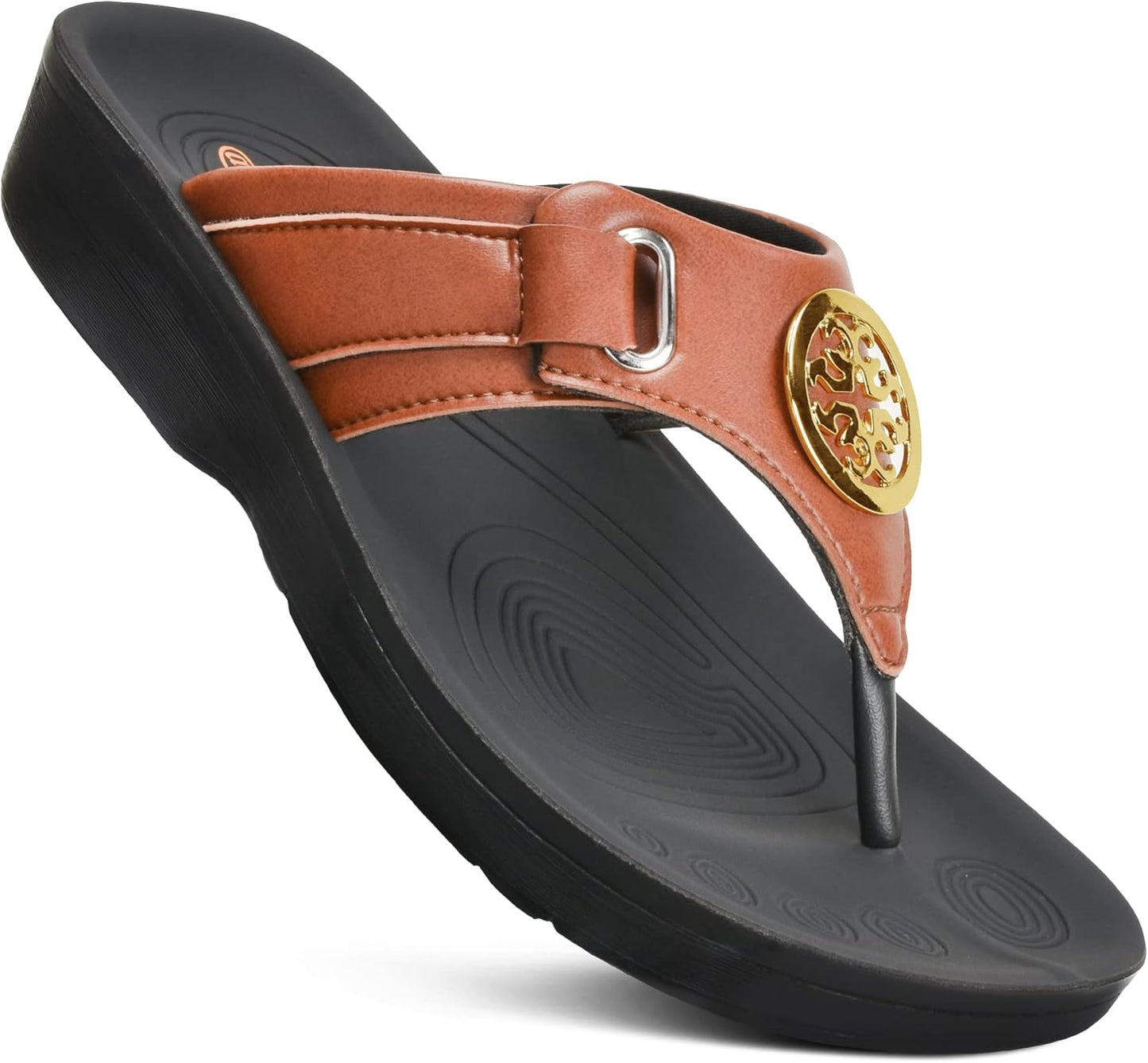 AEROTHOTIC Arch Support Flip Flops for Women Stylish Comfort