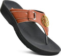 Arch Support Flip Flops for Women - Comfortable Dressy Sandals Shoes