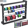 Wall-Mounted Wire Spool Rack Cable Reel Holder - Heavy Duty Organizer
