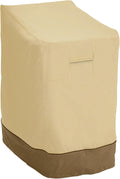 Veranda Water-Resistant 25.5 in Stackable Patio Chair Cover - Fits 6