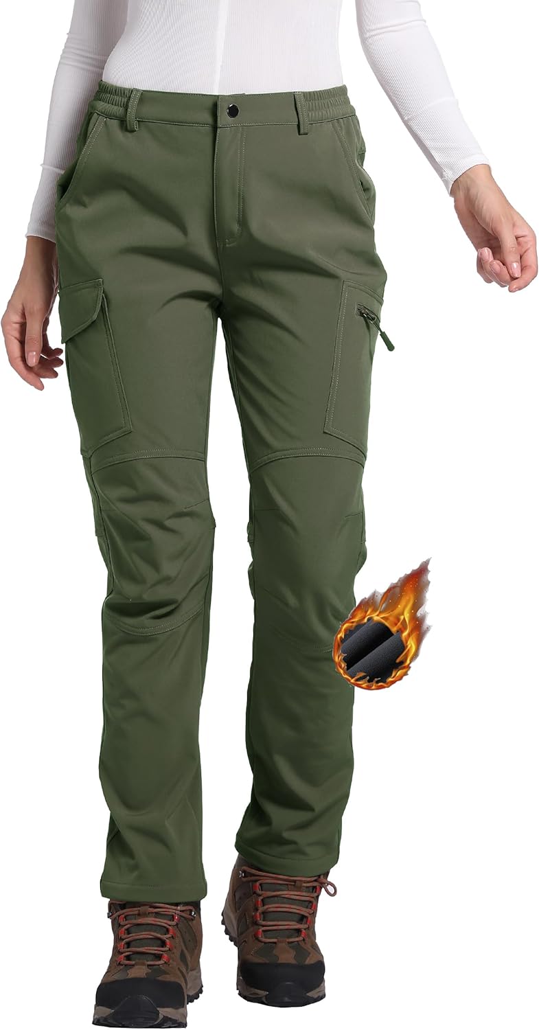 Warm Waterproof Women's Hiking Pants by LINLANG EN