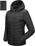 33,000ft Women's Packable Puffer Jacket - Lightweight Warm Winter