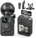 BOBLOV F2 Body Camera with Dual-Screen - 2K Wearable