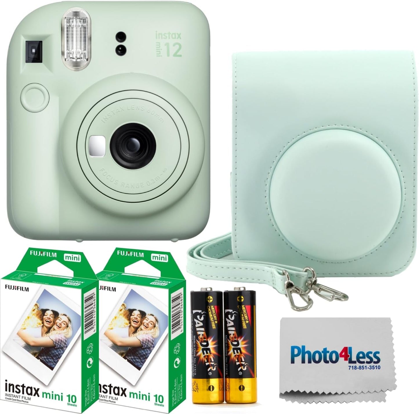 Fujifilm Instax Mini 12 Camera Bundle - Capture Memories Instantly