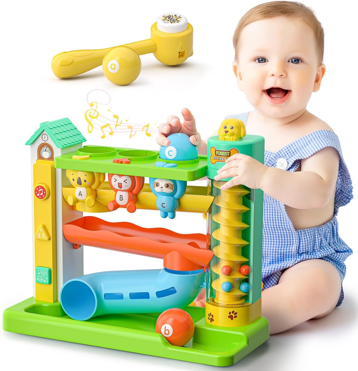 Musical Ball Drop Toys for 1 Year Old - Engaging Educational Fun