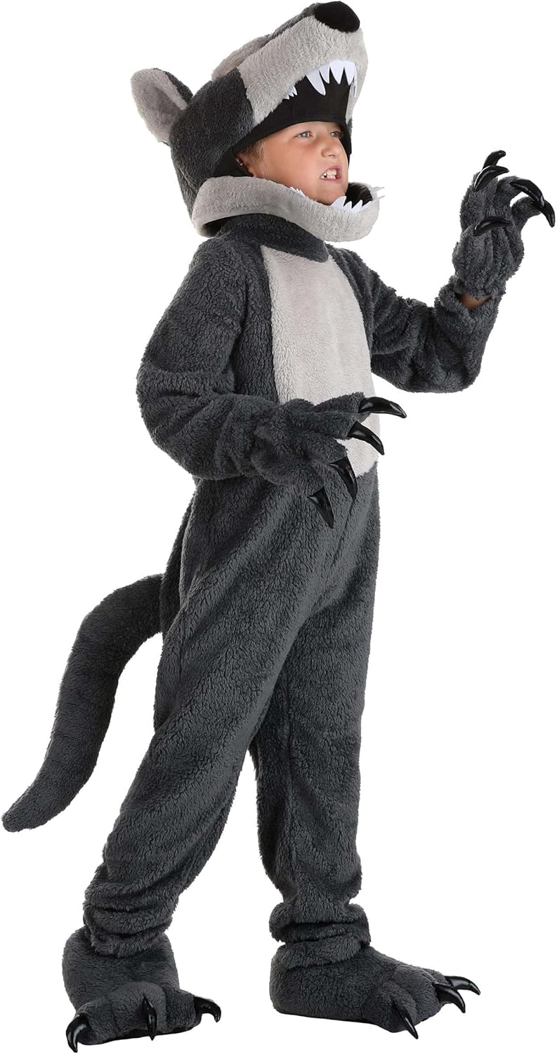 Kid's Wolf Jawesome Costume for Imaginative Play and Fun