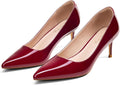 Kitten Heel Pumps for Women - 2.4 in Pointed Toe Dressy Comfort