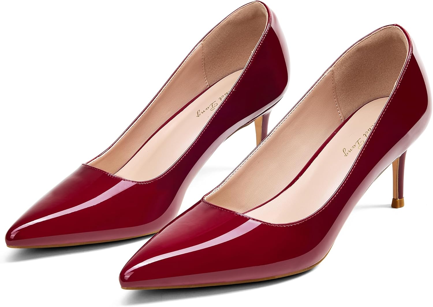 Elisabet Tang Kitten Heel Low Pumps for Elegant Comfort Style